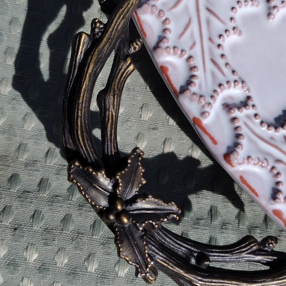 Vintage NWT Mud Pie Large Round Platter - Picture 5 of 15